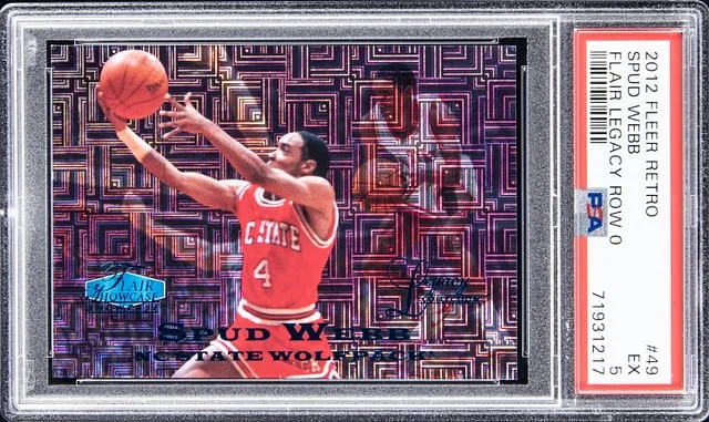 2012-13 Fleer Retro Spud Webb Flair Legacy Row 0 #49 card image