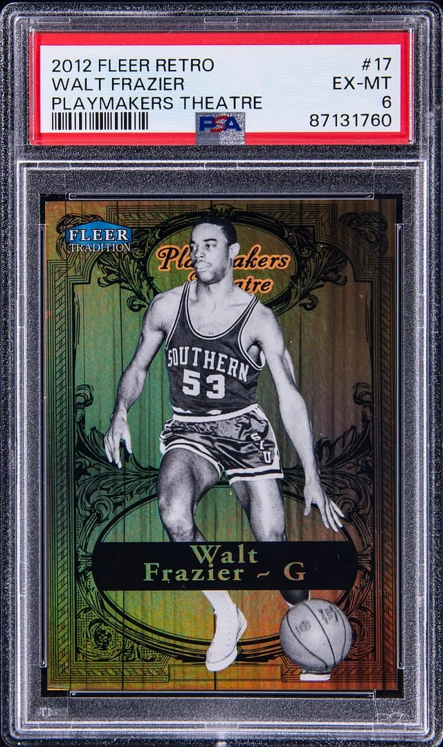 2012-13 Fleer Retro Walt Frazier Playmakers Theatre #17 card image