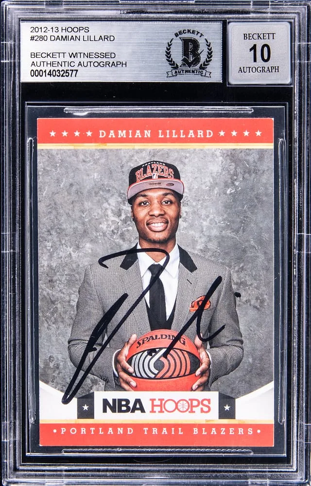 2012-13 Hoops Damian Lillard #280 card image