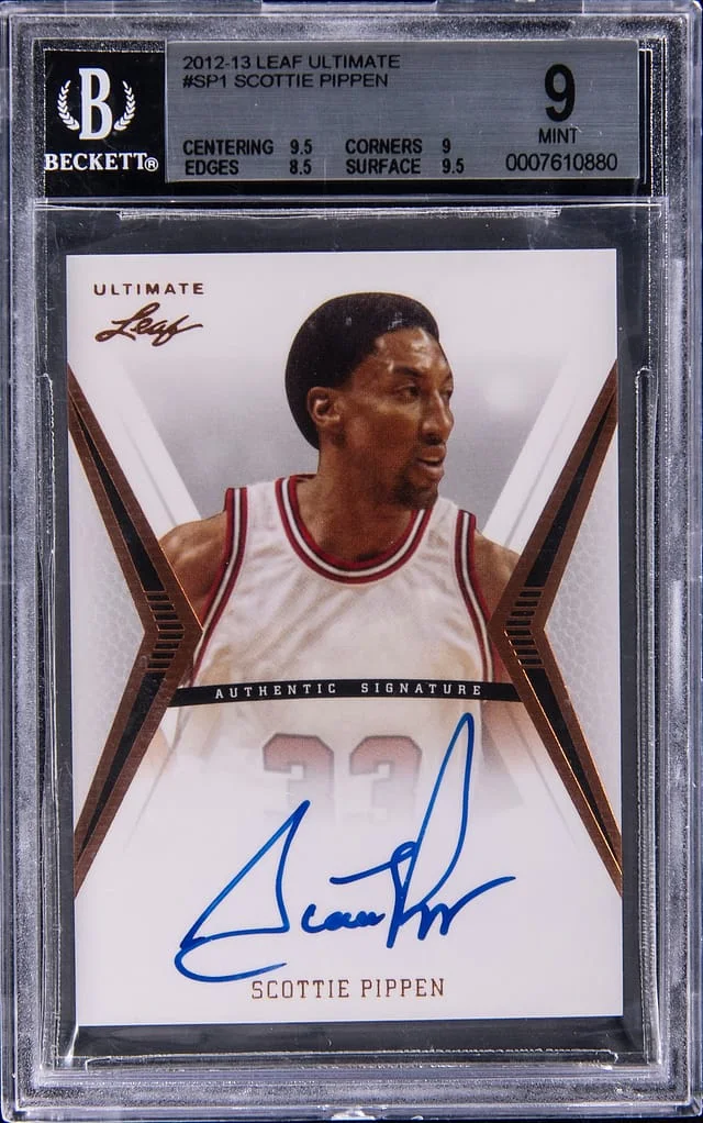 2012-13 Leaf Scottie Pippen Ultimate #BA-SP1 card image