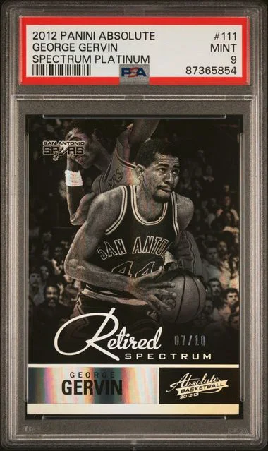 2012-13 Panini Absolute George Gervin Spectrum Platinum #111 card image