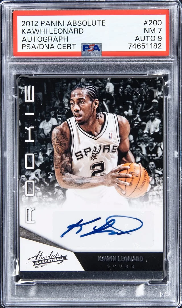 2012-13 Panini Absolute Kawhi Leonard Autograph #200 card image