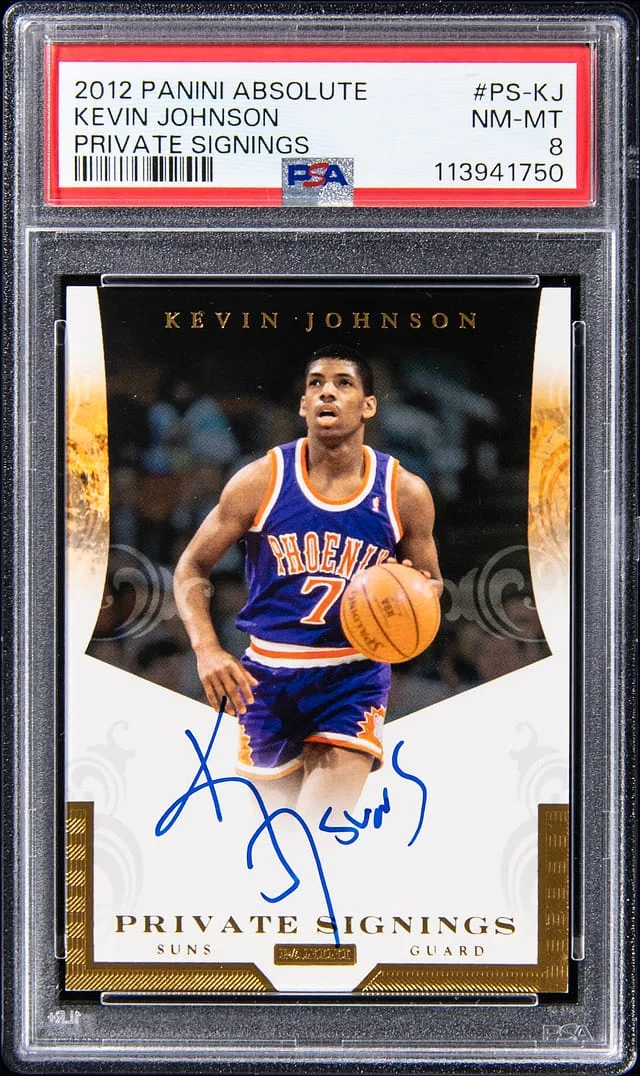 2012-13 Panini Absolute Kevin Johnson Private Signings #PS-KJ card image