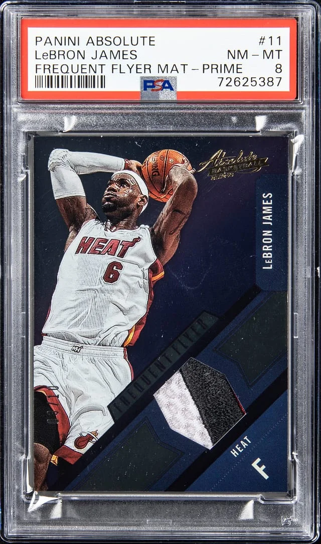 2012-13 Panini Absolute LeBron James Frequent Flyer Materials #11 card image
