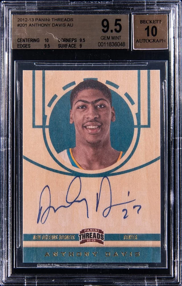 2012-13 Panini Anthony Davis Threads #201 card image