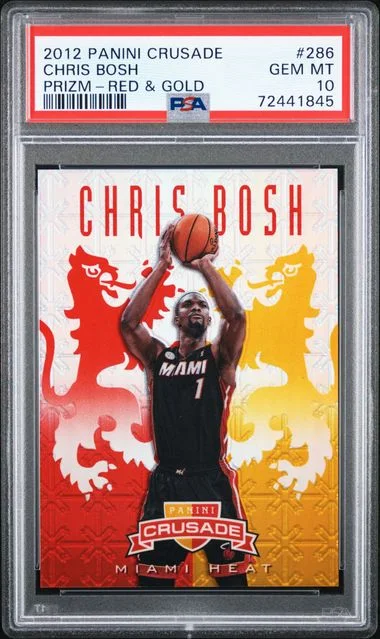 2012-13 Panini Chris Bosh Crusade Red & Gold Prizm #286 card image