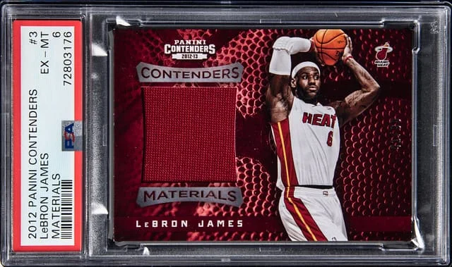2012-13 Panini Contenders LeBron James Materials #3 card image