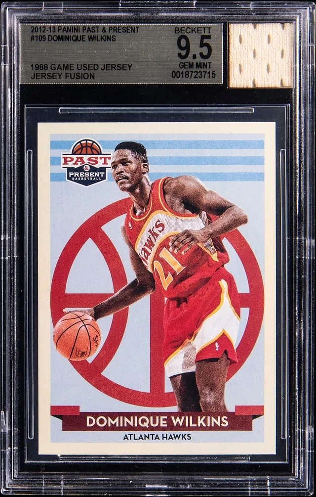 2012-13 Panini Dominique Wilkins Past & Present Jersey Fusion #109 card image