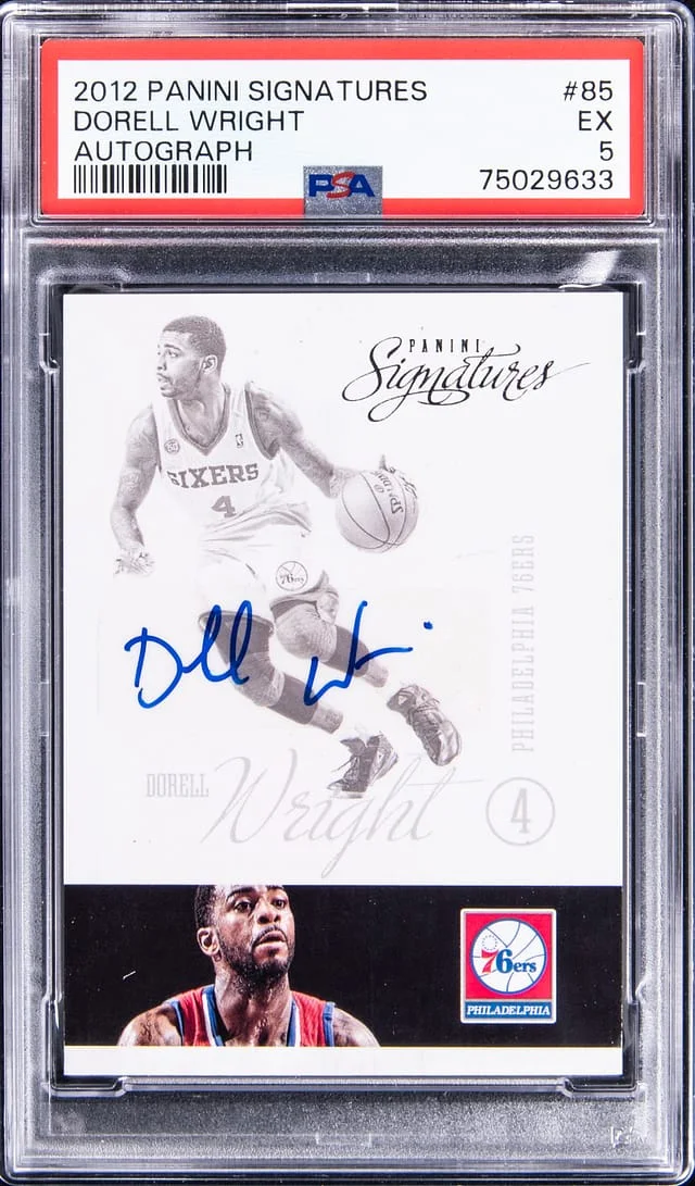 2012-13 Panini Dorell Wright Signatures Autograph #85 card image