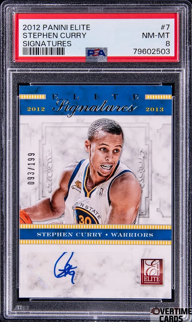 2012-13 Panini Elite Stephen Curry Signatures #7 card image