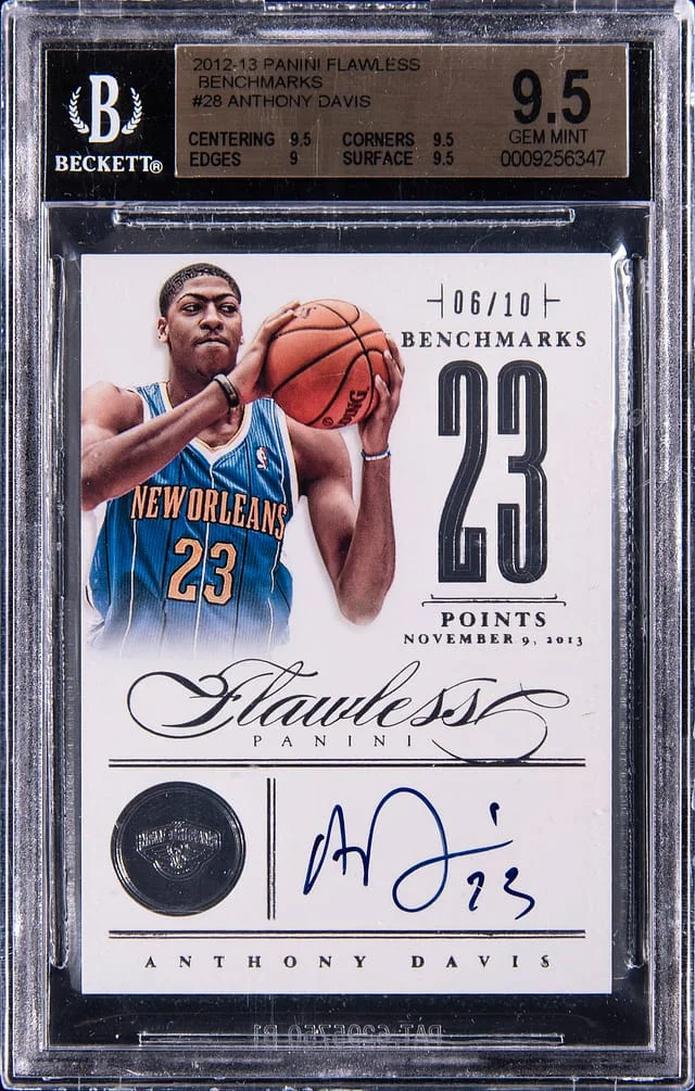 2012-13 Panini Flawless Anthony Davis Benchmarks #28 card image