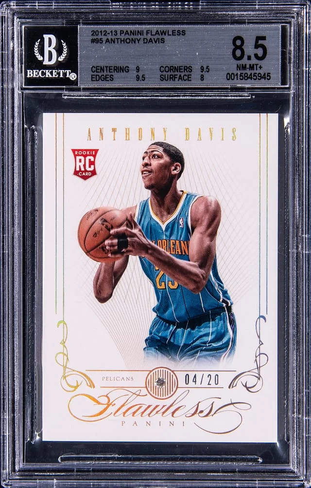2012-13 Panini Flawless Anthony Davis Diamond #95 card image