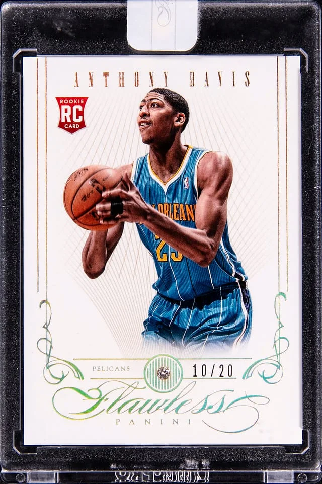 2012-13 Panini Flawless Anthony Davis Diamond Relic - Panini Encased #95 card image
