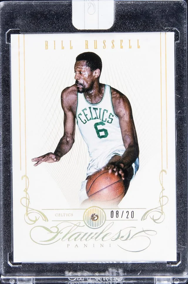 2012-13 Panini Flawless Bill Russell Relic Card - Panini Encased #71 card image
