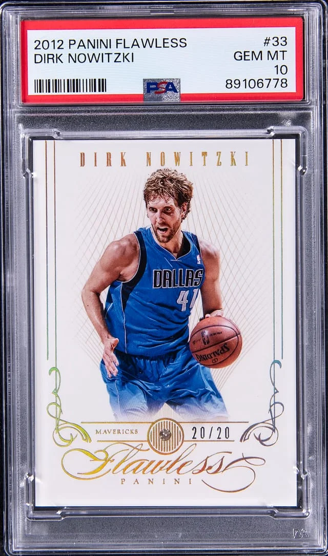 2012-13 Panini Flawless Dirk Nowitzki Diamond #33 card image