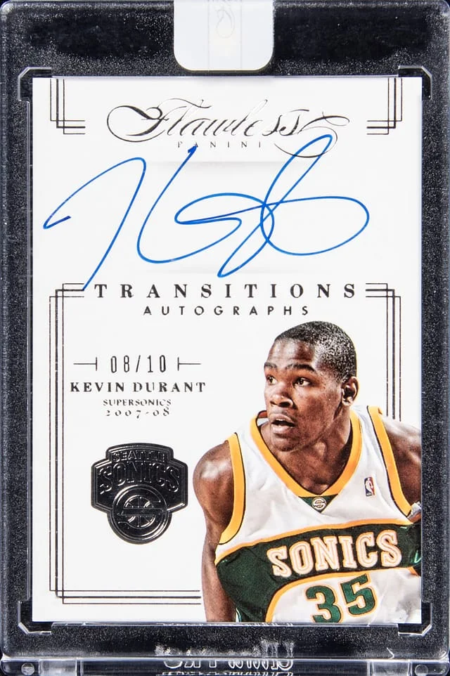 2012-13 Panini Flawless Kevin Durant Transition Autograph #50 card image