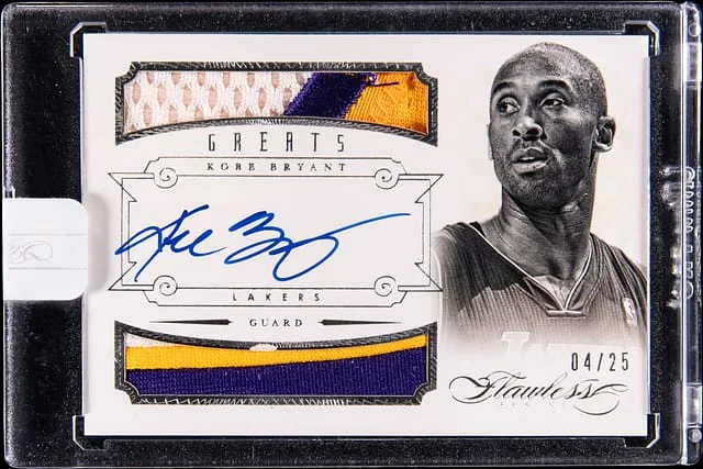 2012-13 Panini Flawless Kobe Bryant Team Panini Autographs #1 card image