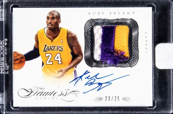 2012-13 Panini Flawless Kobe Bryant Spokesmen Patch Autograph #2 card image