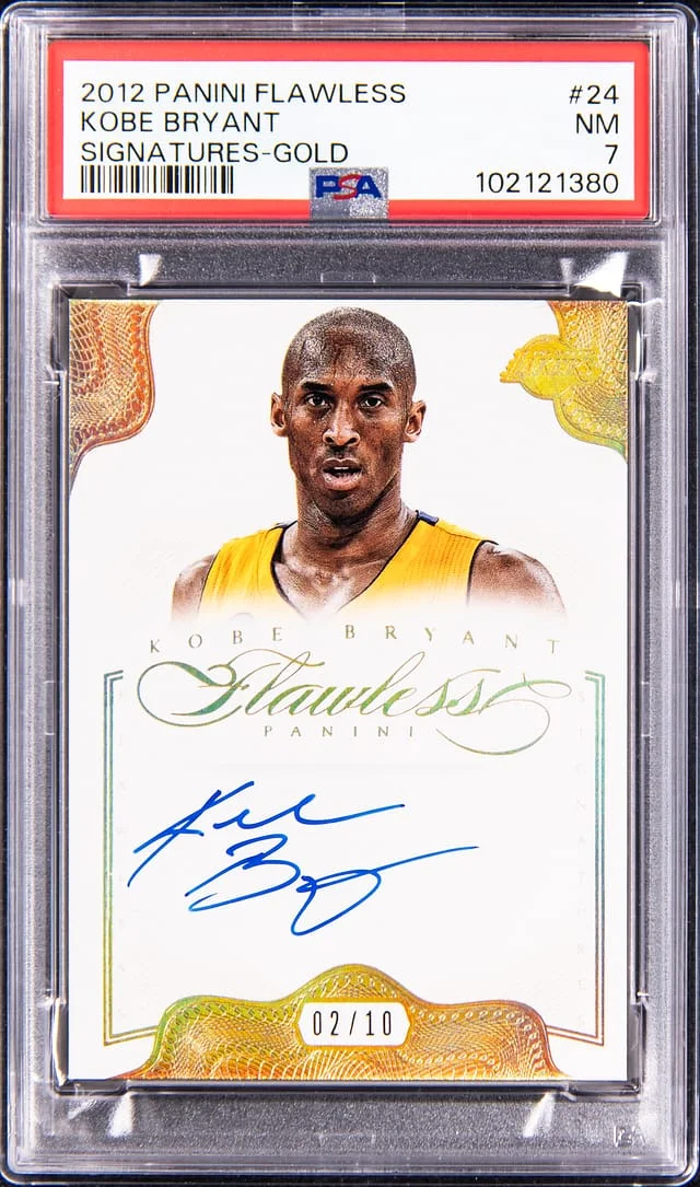 2012-13 Panini Flawless Kobe Bryant Signatures Gold #24 card image
