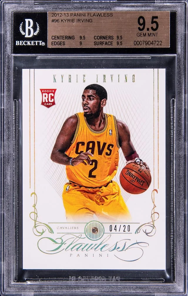 2012-13 Panini Flawless Kyrie Irving Diamond #96 card image