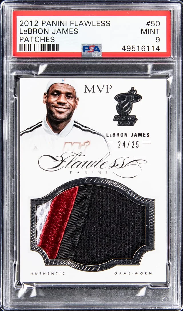 2012-13 Panini Flawless LeBron James Patches #50 card image