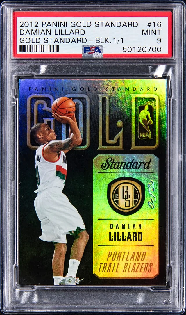 2012-13 Panini Gold Standard Damian Lillard Black #16 card image
