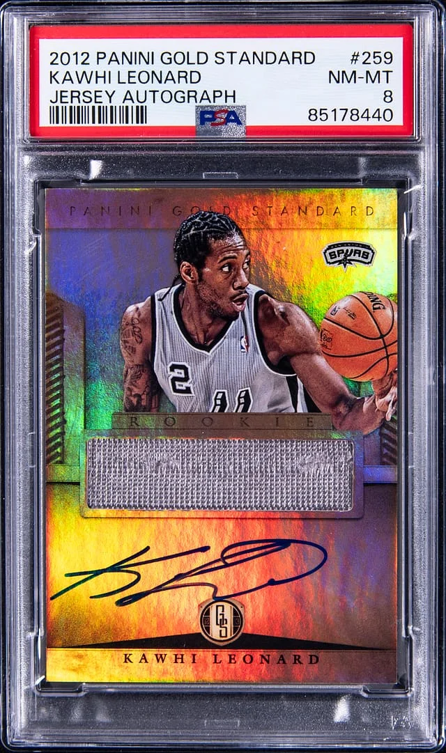 2012-13 Panini Gold Standard Kawhi Leonard Jersey Autograph #259 card image