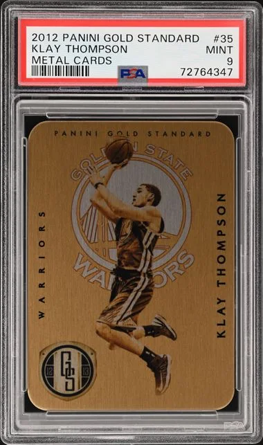 2012-13 Panini Gold Standard Klay Thompson Metal Cards #35 card image