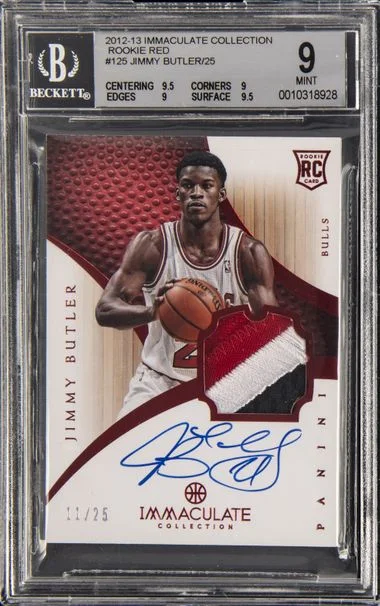 2012-13 Panini Immaculate Collection Jimmy Butler Red #125 card image