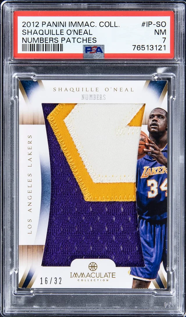 2012-13 Panini Immaculate Collection Shaquille O'Neal Logos #IP-SO card image
