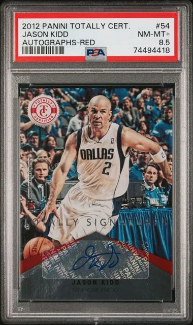 2012-13 Panini Jason Kidd Totally Certified Autographs Red #54 card image