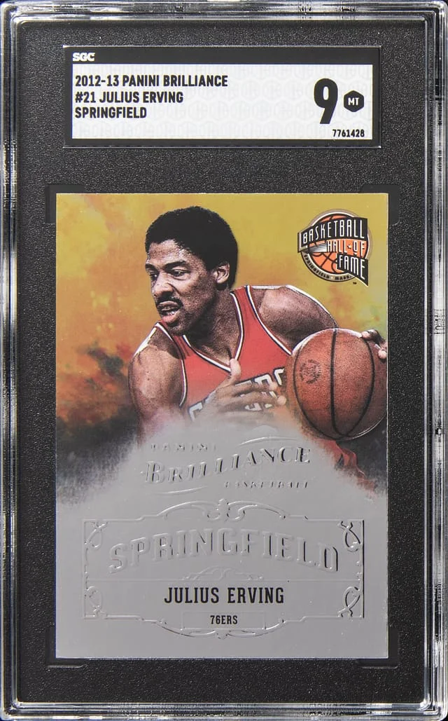 2012-13 Panini Julius Erving Brilliance Springfield #21 card image