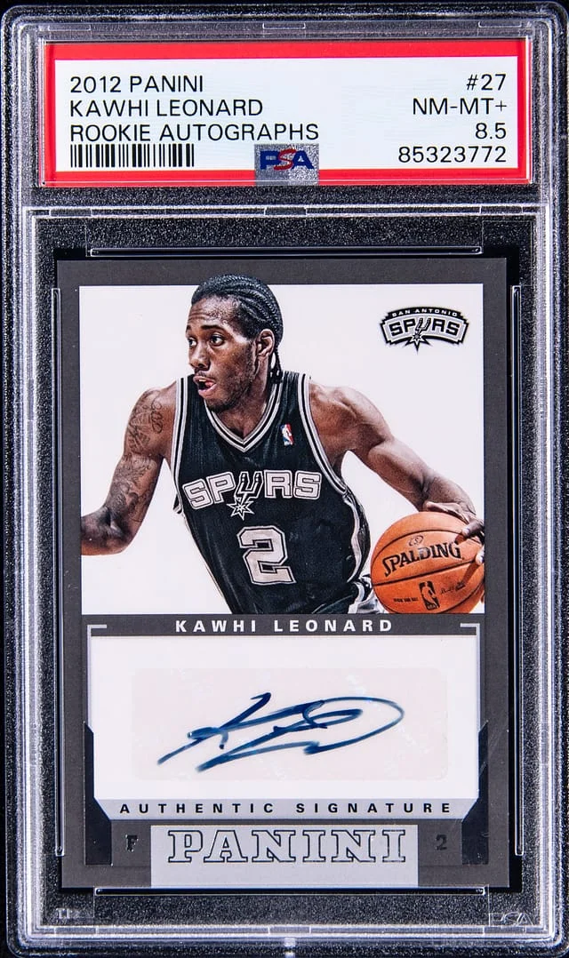 2012-13 Panini Kawhi Leonard Autograph #27 card image