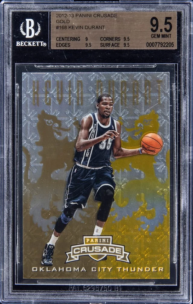 2012-13 Panini Kevin Durant Crusade Gold #168 card image