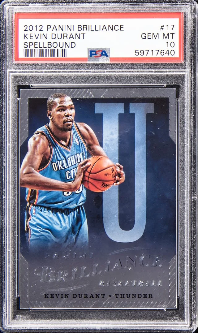 2012-13 Panini Kevin Durant Brilliance Spellbound #17 card image