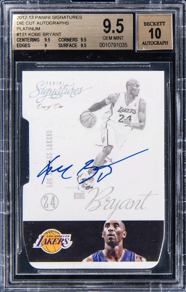 2012-13 Panini Kobe Bryant Signatures Red, Yellow Jersey #131 card image