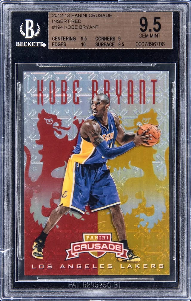 2012-13 Panini Kobe Bryant Crusade Insert Red #194 card image
