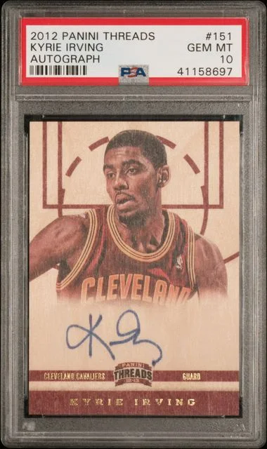 2012-13 Panini Kyrie Irving Threads Autograph #151 card image