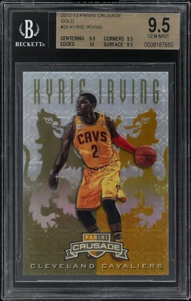 2012-13 Panini Kyrie Irving Crusade Gold #25 card image