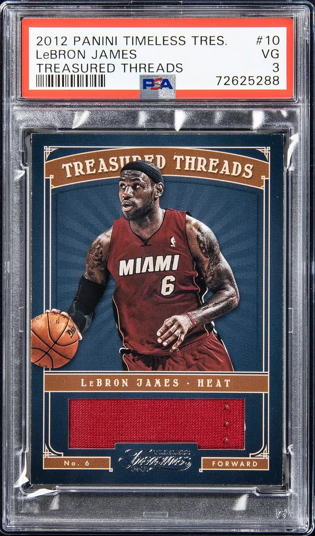 2012-13 Panini LeBron James Timeless Treasures Treasured Threads #10 card image