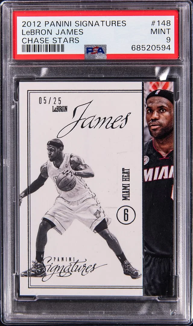 2012-13 Panini LeBron James Signatures Chase Stars #148 card image