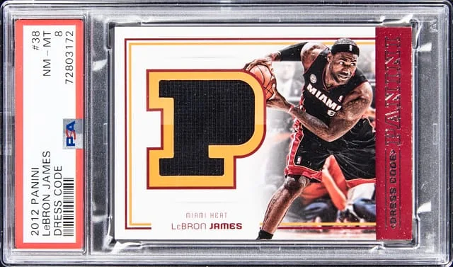 2012-13 Panini LeBron James Dress Code #38 card image