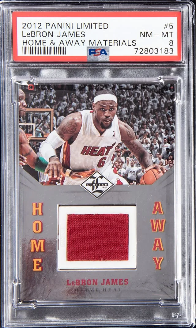 2012-13 Panini LeBron James Limited Home & Away Materials #5 card image