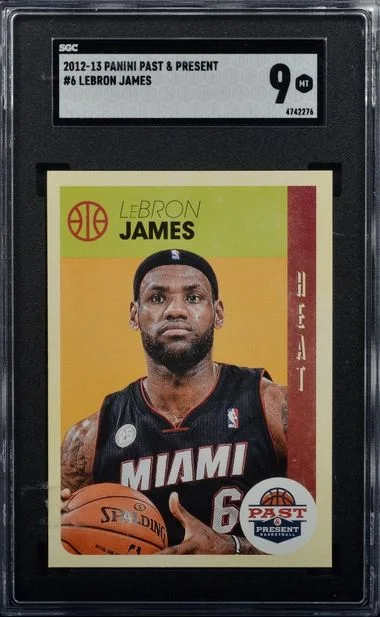 2012-13 Panini LeBron James Past & Present #6 card image