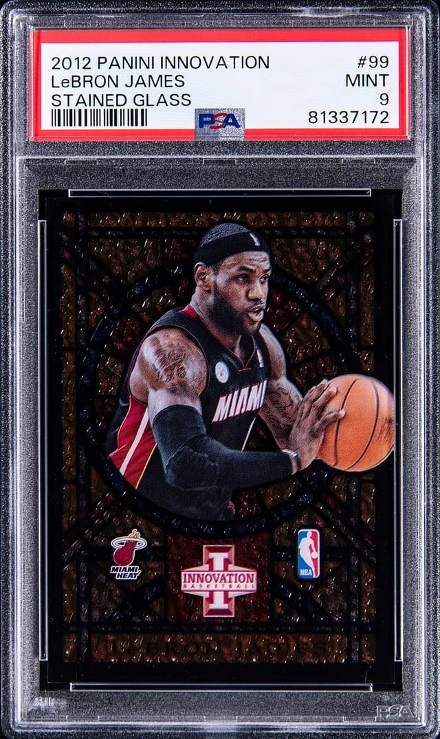 2012-13 Panini LeBron James Innovation Stained Glass #99 card image