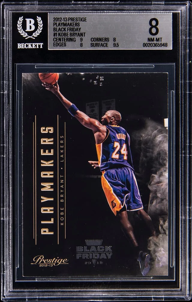 2012-13 Panini Prestige Kobe Bryant Playmakers Black Friday #1 card image