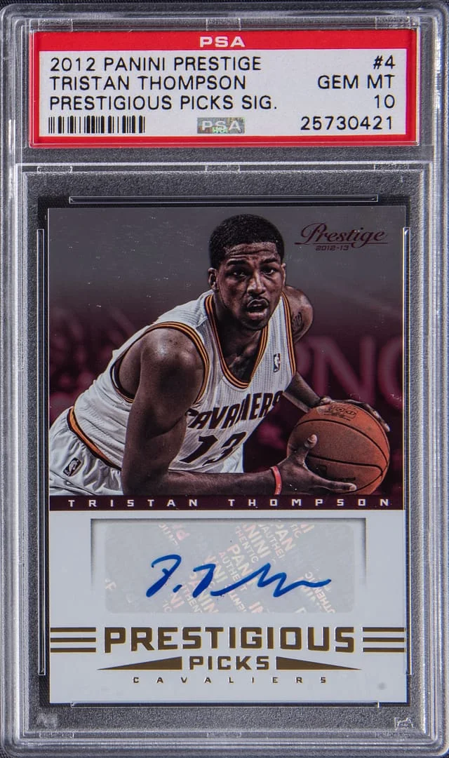 2012-13 Panini Prestige Tristan Thompson Prestigious Picks #4 card image