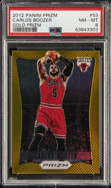 2012-13 Panini Prizm Carlos Boozer Gold Prizm #53 card image