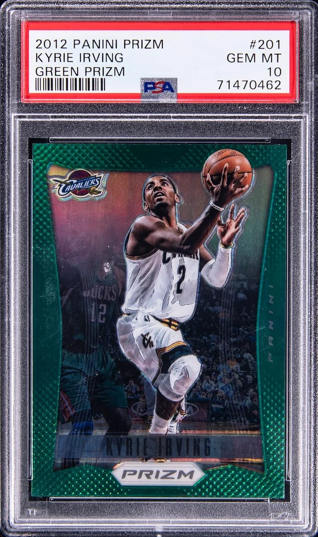 2012-13 Panini Prizm Kyrie Irving Green #201 card image