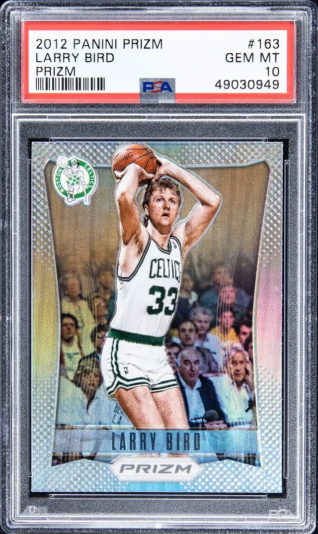 2012-13 Panini Prizm Larry Bird Silver Prizm #163 card image
